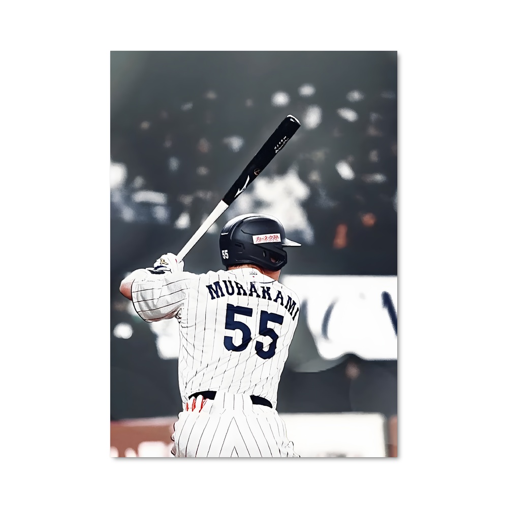 Poster Munetaka murakami – affiche Baseball